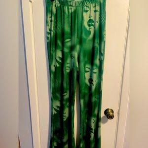 Green/white Co-ord set brand: NastyGal